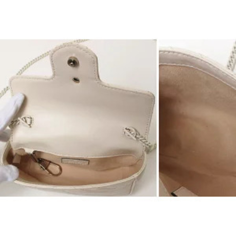 Gucci GG Marmont Super Bag Leather Ivory White - Picture 3 of 5